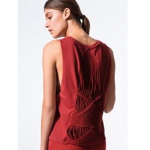 Carbon38 Macrame Athletic Lovina Tank Top